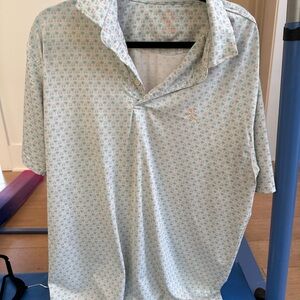 Rhoback “THE KOOPA” Pattern Polo Shirt